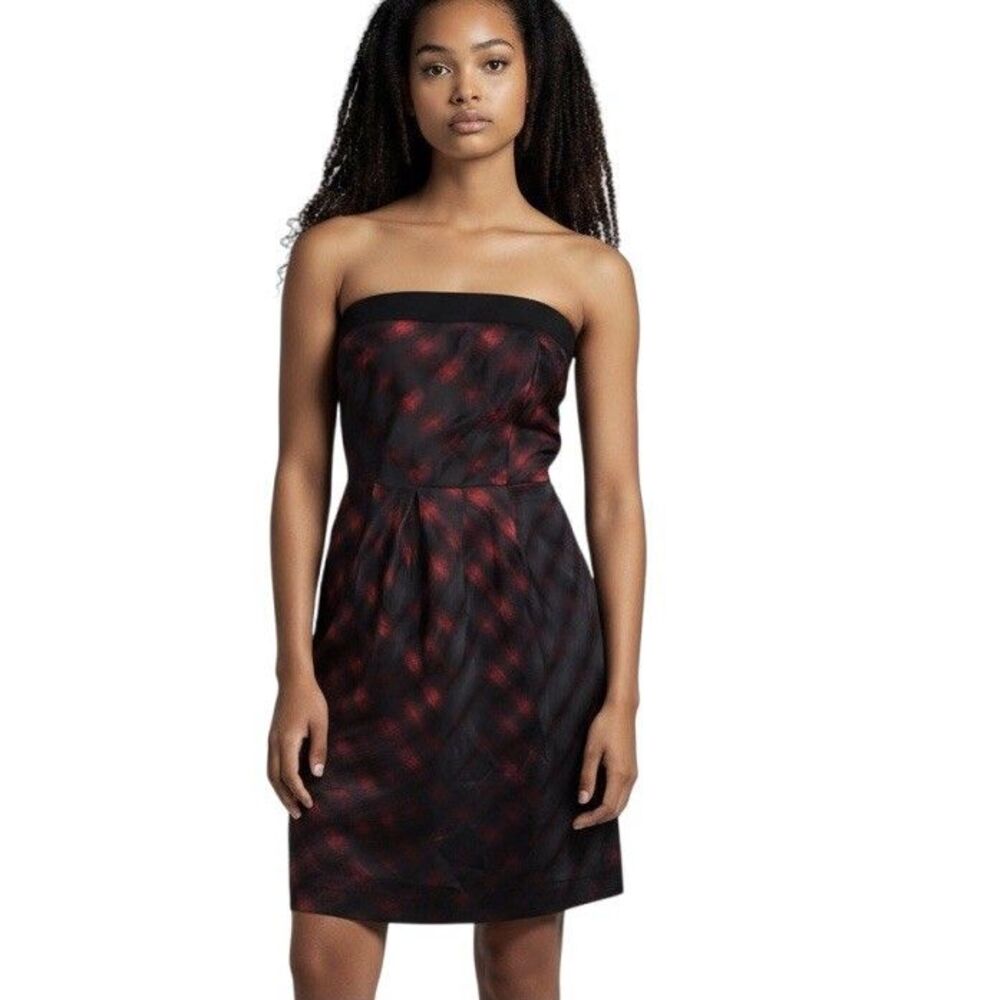 Eloquii Sz 14W ❤NEW❤ By The Limited Red Black Strapless Dress Women's